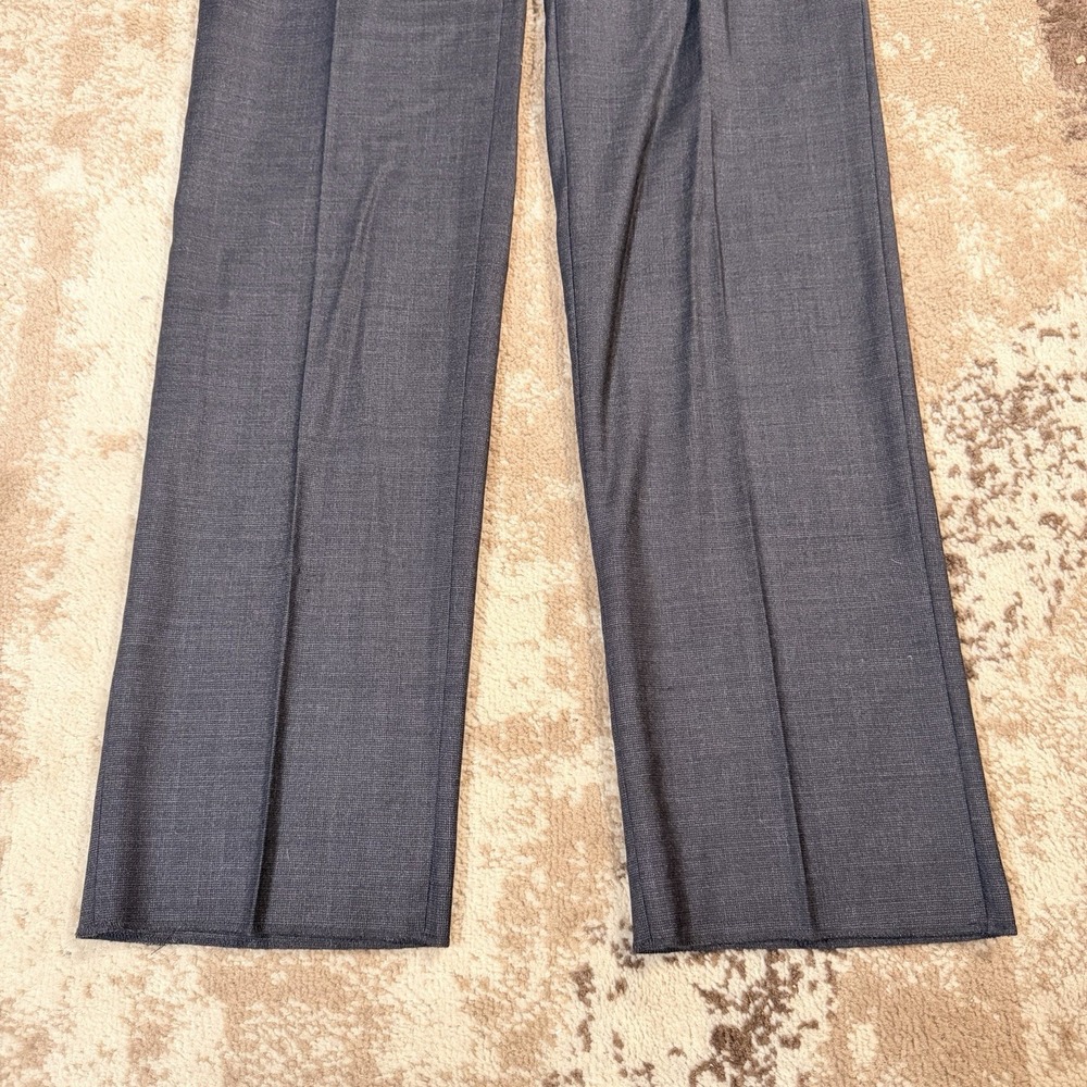 Jos. A. Bank 1905 Dress Pant Mens 34R Dark Gray Suit Separate Unhemmed Wool - Picture 3 of 11